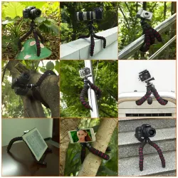 Mini tripod octopus - flexible spider legs - for camera / phone / GoPro / Canon / Nikon / Sony / DSLR