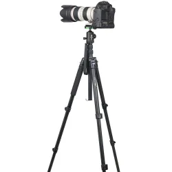 Professional high tripod - monopod - stand - fast flip lock - CNC 36mm ball head - for DSLR camera - 201cm