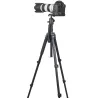 Professional high tripod - monopod - stand - fast flip lock - CNC 36mm ball head - for DSLR camera - 201cm
