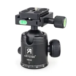 Professional high tripod - monopod - stand - fast flip lock - CNC 36mm ball head - for DSLR camera - 201cm