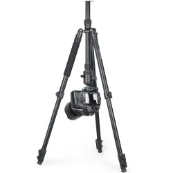 Professional high tripod - monopod - stand - fast flip lock - CNC 36mm ball head - for DSLR camera - 201cm