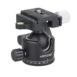 EB36 - tripod ball head - low profile - quick release plate - 15kg