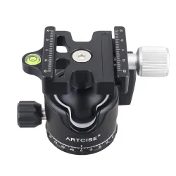EB36 - tripod ball head - low profile - quick release plate - 15kg