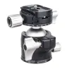 PB40 - tripod ball head - double panoramic - low profile - 360 degree rotatable - for DSLR cameras