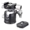 PB40 - tripod ball head - double panoramic - low profile - 360 degree rotatable - for DSLR cameras