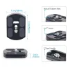 PB40 - tripod ball head - double panoramic - low profile - 360 degree rotatable - for DSLR cameras