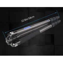 AS80C - carbon fiber tripod - professional camera holder / adapter