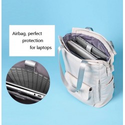 Sac à main élégant - sac à dos pour ordinateur portable - avec port de chargement USB - étanche