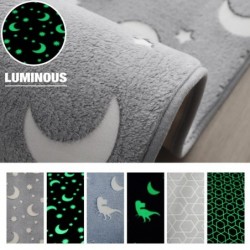 Thick luminous carpet - plush fluffy mat