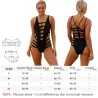 Sexy one piece swimsuit - hollow-out stripes - backless