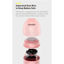 Baseus - mini car vacuum cleaner - wireless - handheld