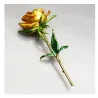 Elegant brooch - enamel rose