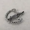 Peace Woman - lawyer badge - metal brooch
