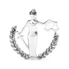 Gold Silver Color Libra Constellation Brooches Women Metal Party Banquet Brooch Pins Gifts