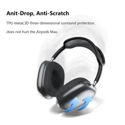 Transparent protective cover - for AirPods Max headphones - waterproof