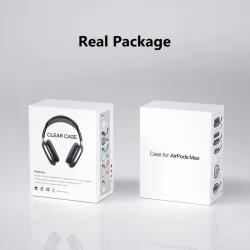 Transparent protective cover - for AirPods Max headphones - waterproof