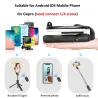 Perche à selfie 4 en 1 - Anneau lumineux à LED - sans fil - Bluetooth - mini trépied portable - avec télécommande