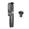 Perche à selfie 4 en 1 - Anneau lumineux à LED - sans fil - Bluetooth - mini trépied portable - avec télécommande