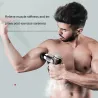 Mini pistolet masseur - vibrateur - relaxation musculaire - soulagement de la douleur - écran LCD