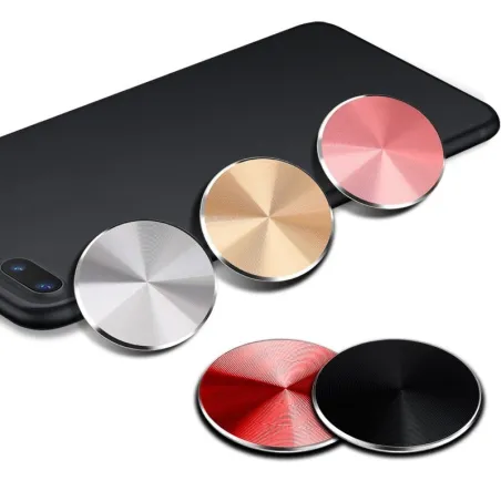 Metal plate - sticker - for magnetic phone holder - 3M adhesive