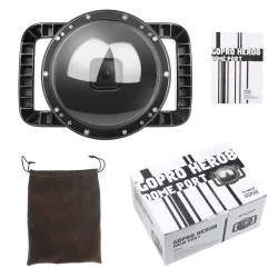Diving dome port - dual-handheld - waterproof lens cover - for GoPro Hero 8 Black - 6 inchProtection