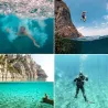 Diving dome port - waterproof filter case - switchable - for GoPro Hero 7 6 5 Black