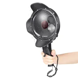 Diving dome port - waterproof filter case - switchable - for GoPro Hero 7 6 5 Black