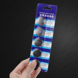 Button lithium battery - CR2430 - 3V - 5 pieces