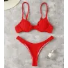 Sexy ribbed bikini set - Brazilian style - with push upBeachwear