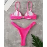 Sexy ribbed bikini set - Brazilian style - with push upBeachwear