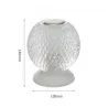 Italian night lamp - round crystal ball - USB - touch sensor