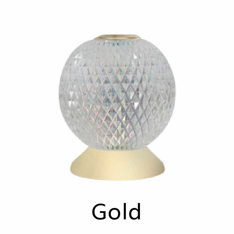 Italian night lamp - round crystal ball - USB - touch sensorLights & lighting