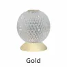 Italian night lamp - round crystal ball - USB - touch sensor