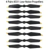 8331F - propellers - low noise - quick release - for DJI Mavic Pro / Mavic Pro Platinum - 4 pairsPropellers