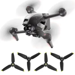 Three-leaves propellers - quick release - noise reduction - for DJI FPV Combo DronePropellers
