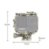 Protective frame case - long screw - base mount - for GoPro Hero 9 Black