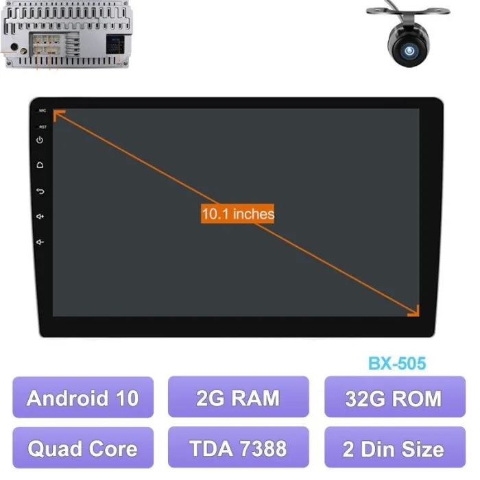 Car radio - Mirror Link - 1 / 2 Din - DSP - Android 10 - DVD - GPS - WiFi - Bluetooth - HDMI - OBD DAB SWCRadio
