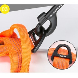 Dog harness - reflective nylon - adjustable