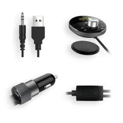FM modulator - transmitter - Bluetooth - car MP3 player - 3.5mm jack - AUX - handsfreeAudio