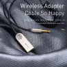 Baseus BA01 - USB cable - wireless adapter - Bluetooth - 3.5 AUX jack - hands free - microphone