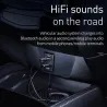 Baseus BA01 - USB cable - wireless adapter - Bluetooth - 3.5 AUX jack - hands free - microphone