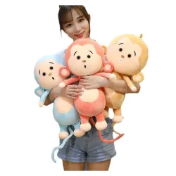 Singe mignon - peluche - oreiller