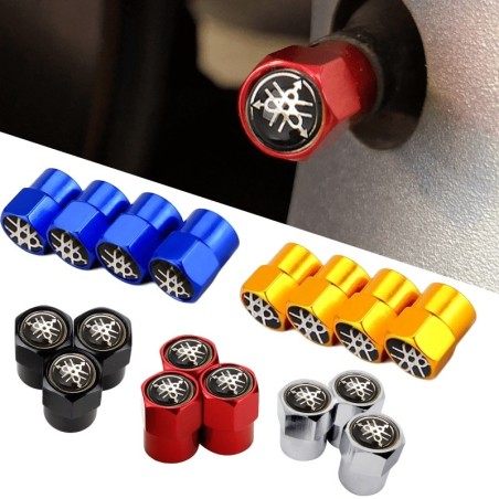 Car tire valves - Logo XJ6 - 4 pieces