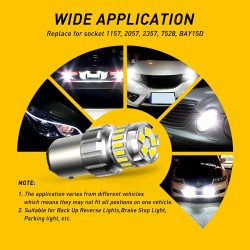 Car bulb - LED Canbus lamp - DRL - 1157 / P21/5W / BAY15D - 2 pieces
