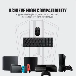 Gaming gamepad - audio keyboard - mouse converter - adapter - for PS4 / PS3 / Xbox One / Xbox 360 / N-Switch Console