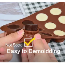 Silicone mold - for chocolate / jelly - non-stick
