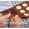 Silicone mold - for chocolate / jelly - non-stick