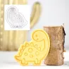 Cookie cutter mold - dinosaurs shaped - 4 pieces