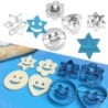 Cookie cutter mold - smiley face - bunny / car / boat - stainless steel - 4 piecesBakeware