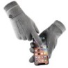 Elegant warm gloves - touchscreen function - with a decorative buttonGloves